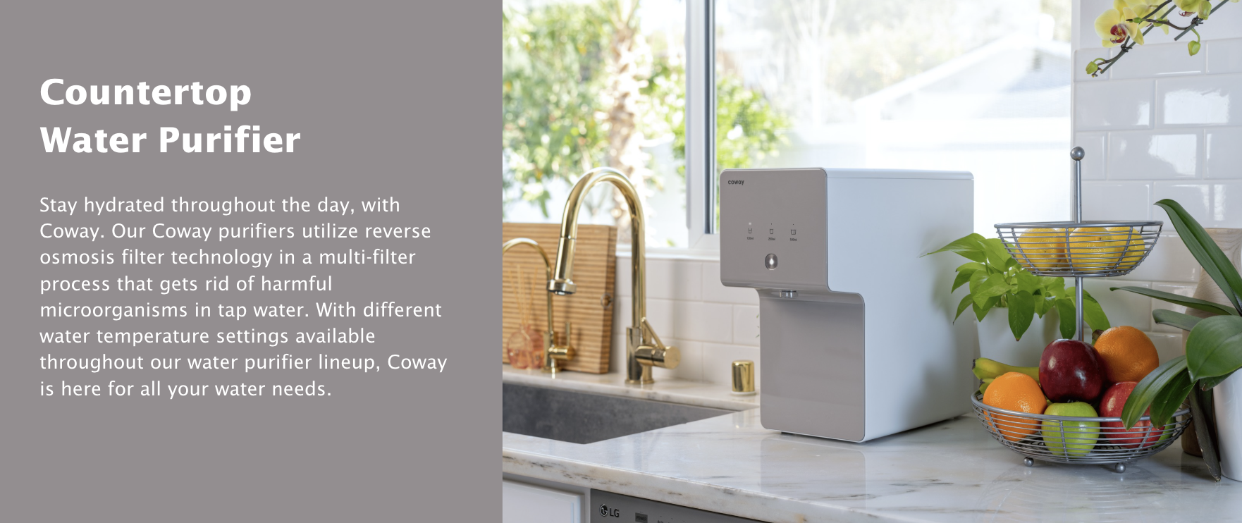 Free Delivery and Installation for Coway Water Care